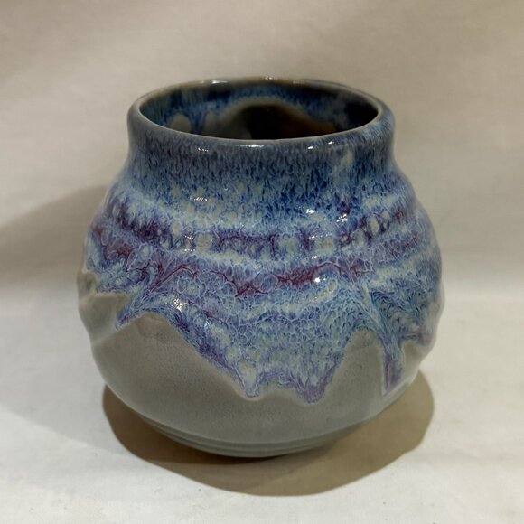 Bay Pottery Hand Crafted Drip Glaze Smiley Mug - Picture 3 of 7